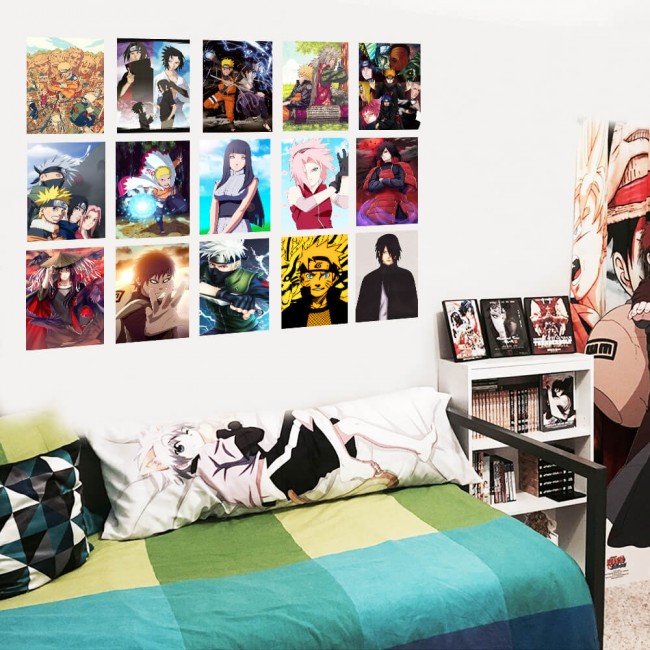 Naruto Anime Duvar Kağıdı Seti 15'li Naruto Anime Duvar Kağıdı Seti 15'li