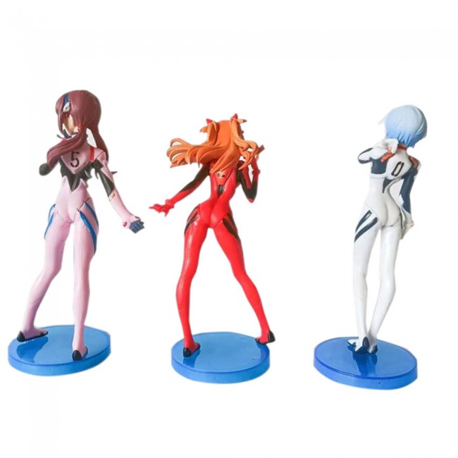 Neon Genesis Evangelion Figürler 3'lü Set