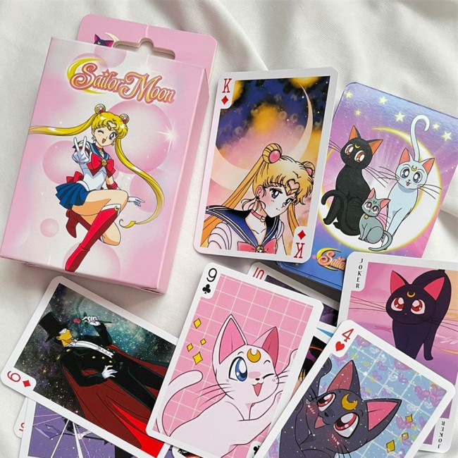 Sailor Moon İskambil Oyun Kartları