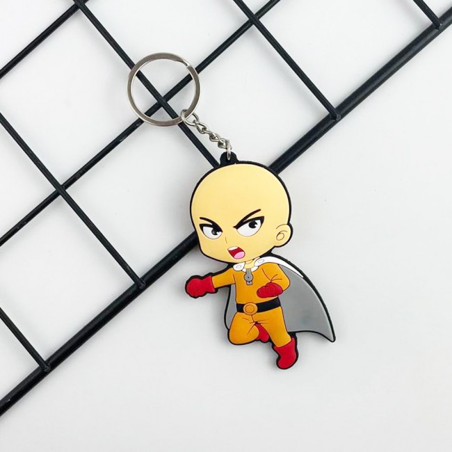 One Punch Man Saitama Silikon Anahtarlık