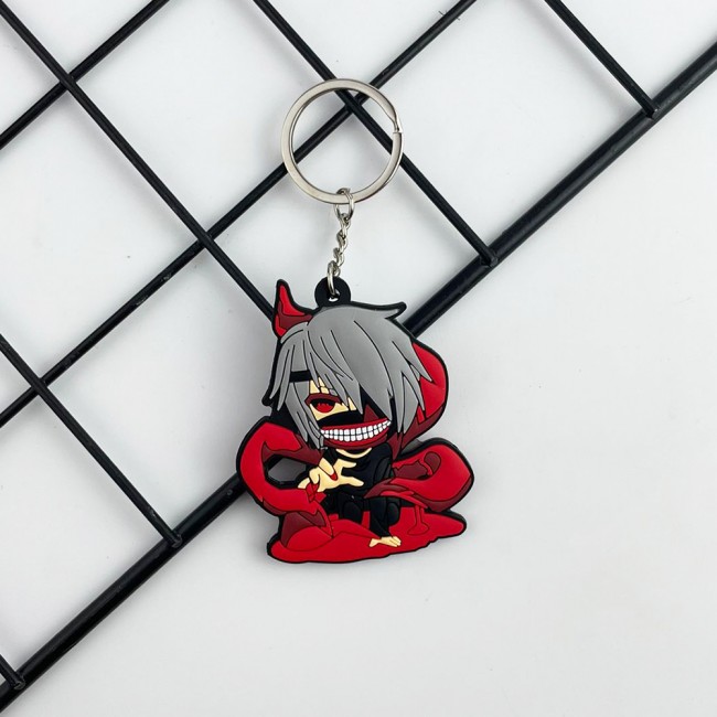 Tokyo Ghoul Kaneki Model 2 Silikon Anahtarlık