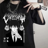Chainsaw Man Siyah Tişört Chainsaw Man Siyah Tişört