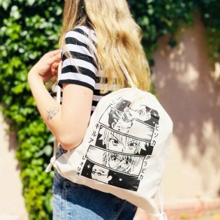 Hunter X Hunter Eyes Bez Sırt Çantası