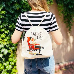 Attack On Titan Levi Manga Bez Sırt Çantası Attack On Titan Levi Manga Bez Sırt Çantası