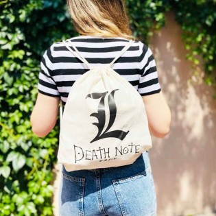Death Note L Bez Sırt Çantası Death Note L Bez Sırt Çantası