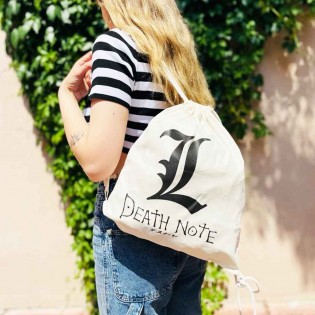 Death Note L Bez Sırt Çantası Death Note L Bez Sırt Çantası