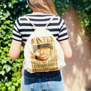 One Piece Roronoa Zoro Bez Sırt Çantası One Piece Roronoa Zoro Bez Sırt Çantası