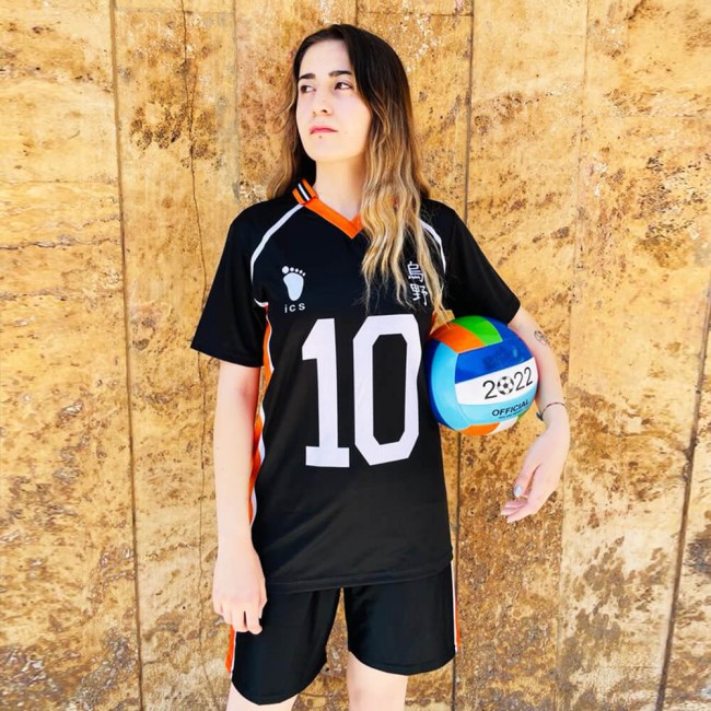 Haikyuu Hinata Unisex Forma ve Şort Takımı #10 Haikyuu Hinata Unisex Forma ve Şort Takımı #10