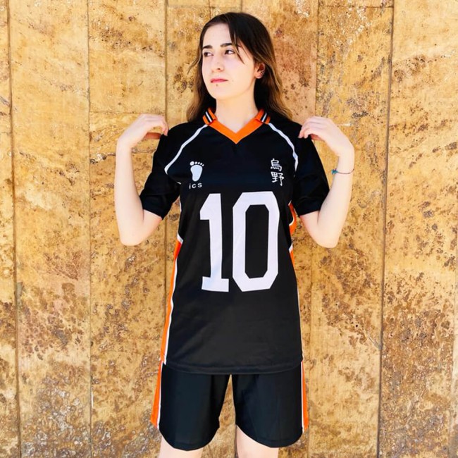 Haikyuu Hinata Unisex Forma ve Şort Takımı #10 Haikyuu Hinata Unisex Forma ve Şort Takımı #10