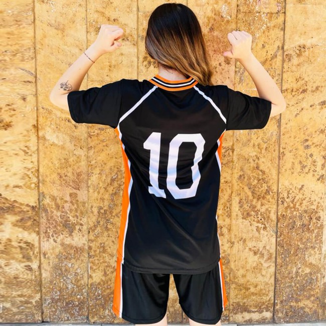 Haikyuu Hinata Unisex Forma ve Şort Takımı #10 Haikyuu Hinata Unisex Forma ve Şort Takımı #10
