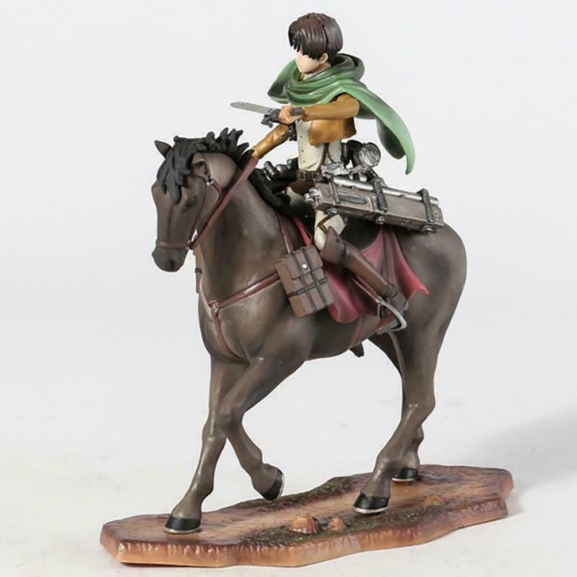 Attack on Titan Levi Soldier Horse Figür