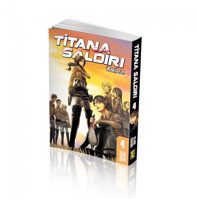 Attack On Titan Manga 4. Cilt