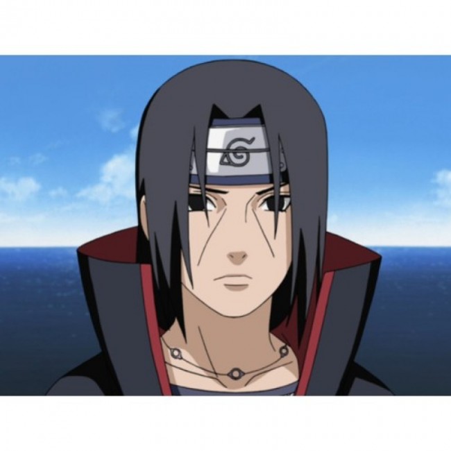 Naruto Uchiha Itachi Konoha Kafa Bandı (Üstü Çizik Alın Bandı)