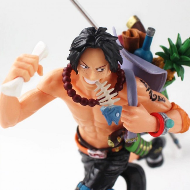 Anime One Piece - Ace Macera Figürü