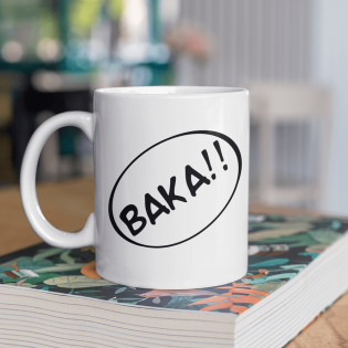 Anime Baka!! (Aptal) Kupa Bardak Anime Baka!! (Aptal) Kupa Bardak