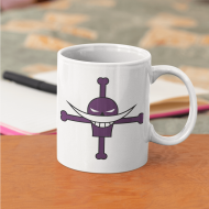 One Piece Beyaz Sakal Logo Kupa Bardak One Piece Beyaz Sakal Logo Kupa Bardak