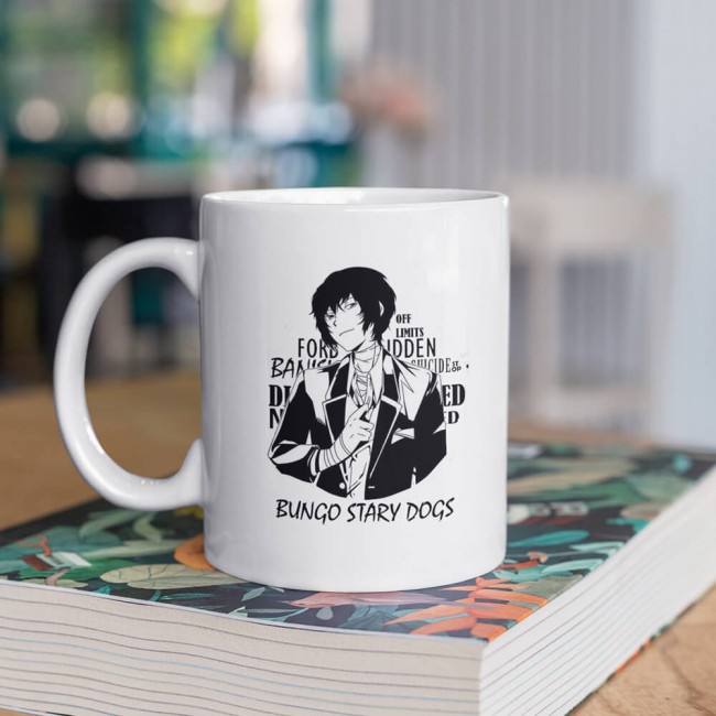 Bungo Stary Dogs Osamu Dazai Kupa Bardak