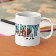 One Piece Franky Yazılı Kupa Bardak One Piece Franky Yazılı Kupa Bardak