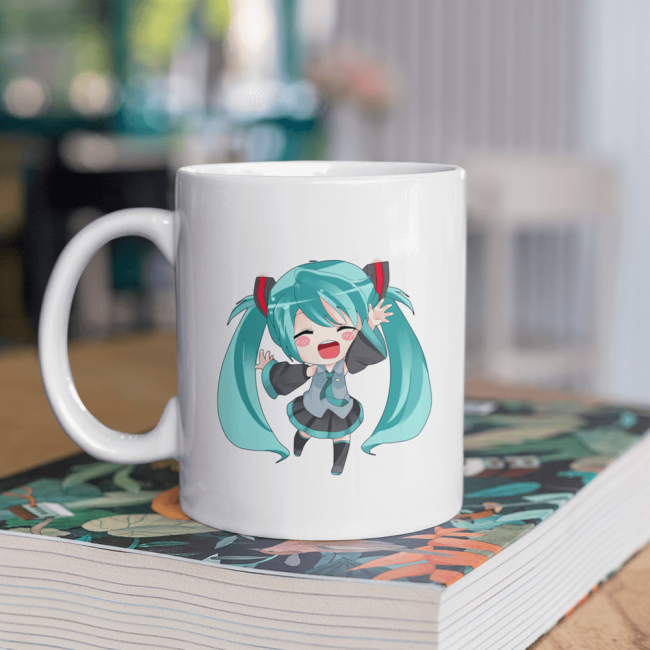 Haitsune Miku Kupa Bardak 