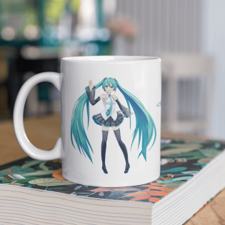 Hatsune Miku Kupa Bardak Hatsune Miku Kupa Bardak