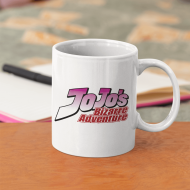 JoJo's Bizarre Adventure Logo Kupa Bardak  JoJo's Bizarre Adventure Logo Kupa Bardak
