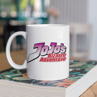 JoJo's Bizarre Adventure Logo Kupa Bardak  JoJo's Bizarre Adventure Logo Kupa Bardak