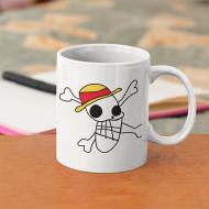 One Piece Luffy Laboon Logo Kupa Bardak One Piece Luffy Laboon Logo Kupa Bardak