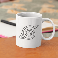 Naruto Konoha Logo Kupa Bardak  Naruto Konoha Logo Kupa Bardak