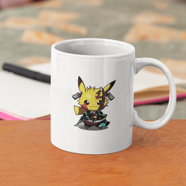 Pikachu x Tanjiro Kupa Bardak