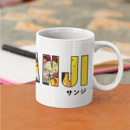 One Piece Sanji Yazılı Kupa Bardak One Piece Sanji Yazılı Kupa Bardak