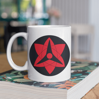 Sasuke Mangekyou Sharingan Logo Kupa Bardak Sasuke Mangekyou Sharingan Logo Kupa Bardak