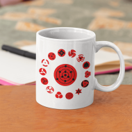Sharingan Künye Logo Kupa Bardak Sharingan Künye Logo Kupa Bardak