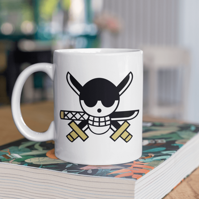 One Piece Zoro Logo Kupa Bardak