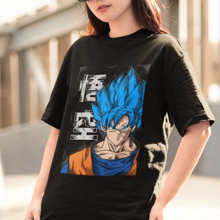 Goku Blue Tişört Goku Blue Tişört