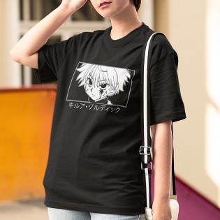 Hunter x Hunter Killua Face Tişört Hunter x Hunter Killua Face Tişört