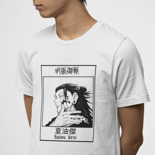 Jujutsu Kaisen Geto Beyaz Tişört Jujutsu Kaisen Geto Beyaz Tişört