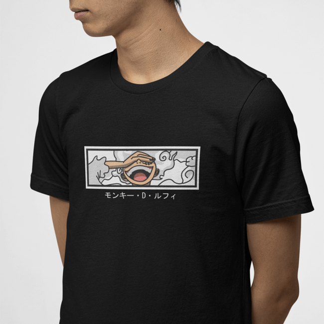 Luffy Gear 5 Face Smiley Tişört
