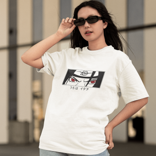 Naruto Uchiha İtachi Sharingan Eyes Tişört Naruto Uchiha İtachi Sharingan Eyes Tişört