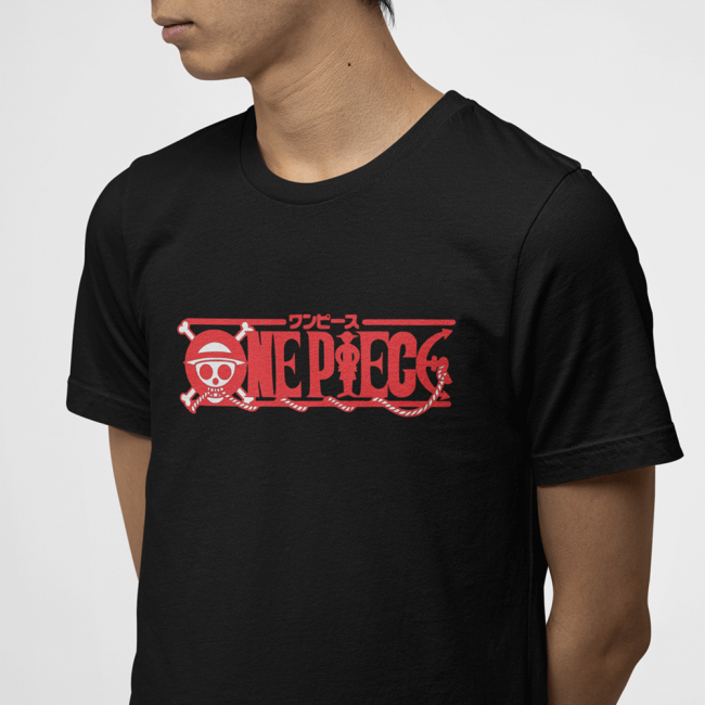 One Piece Red Logo Tişört