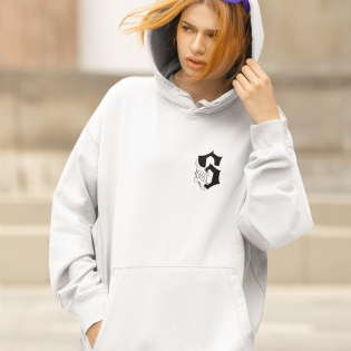Bleach Grimmjow 6 Ön Arka Baskılı Beyaz Sweatshirt Bleach Grimmjow 6 Ön Arka Baskılı Beyaz Sweatshirt