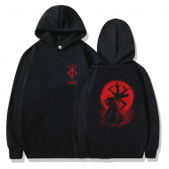 Berserk Sword Ön Arka Baskılı Sweatshirt
