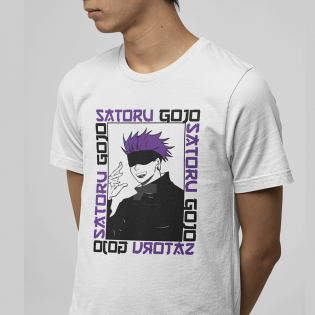 Satoru Gojo Beyaz Tişört