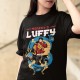 One Piece Luffy Kaido Siyah Tişört