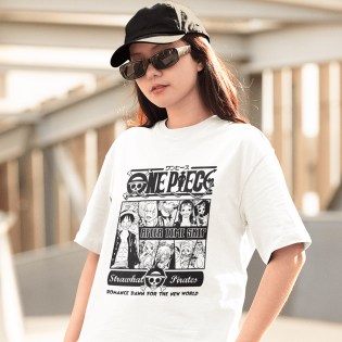 One Piece After Time Skip Beyaz Tişört