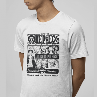 One Piece After Time Skip Beyaz Tişört