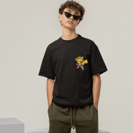 One Piece Pikachu x Luffy Siyah Tişört One Piece Pikachu x Luffy Siyah Tişört