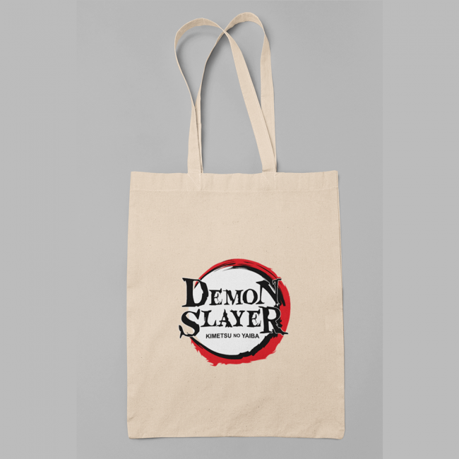 Demon Slayer Logo Bez Çanta