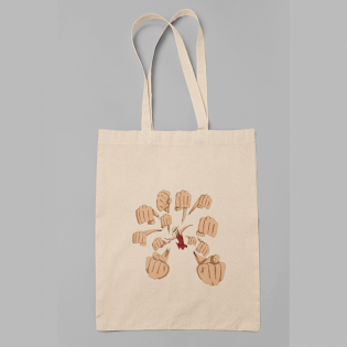 Luffy Yumruk Bez Çanta Luffy Yumruk Bez Çanta