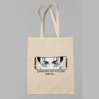 Attack On Titan Eren Yeager Eyes Bez Çanta