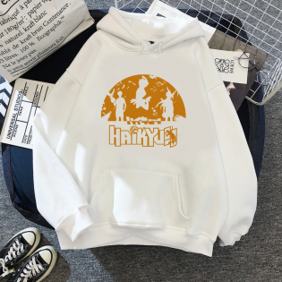 Haikyuu Logo Kapşonlu Sweatshirt